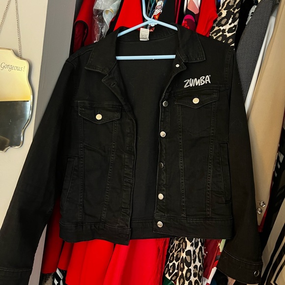 Zumba Wear w/ Swarovski Crystals Jean Jacket - Picture 2 of 9